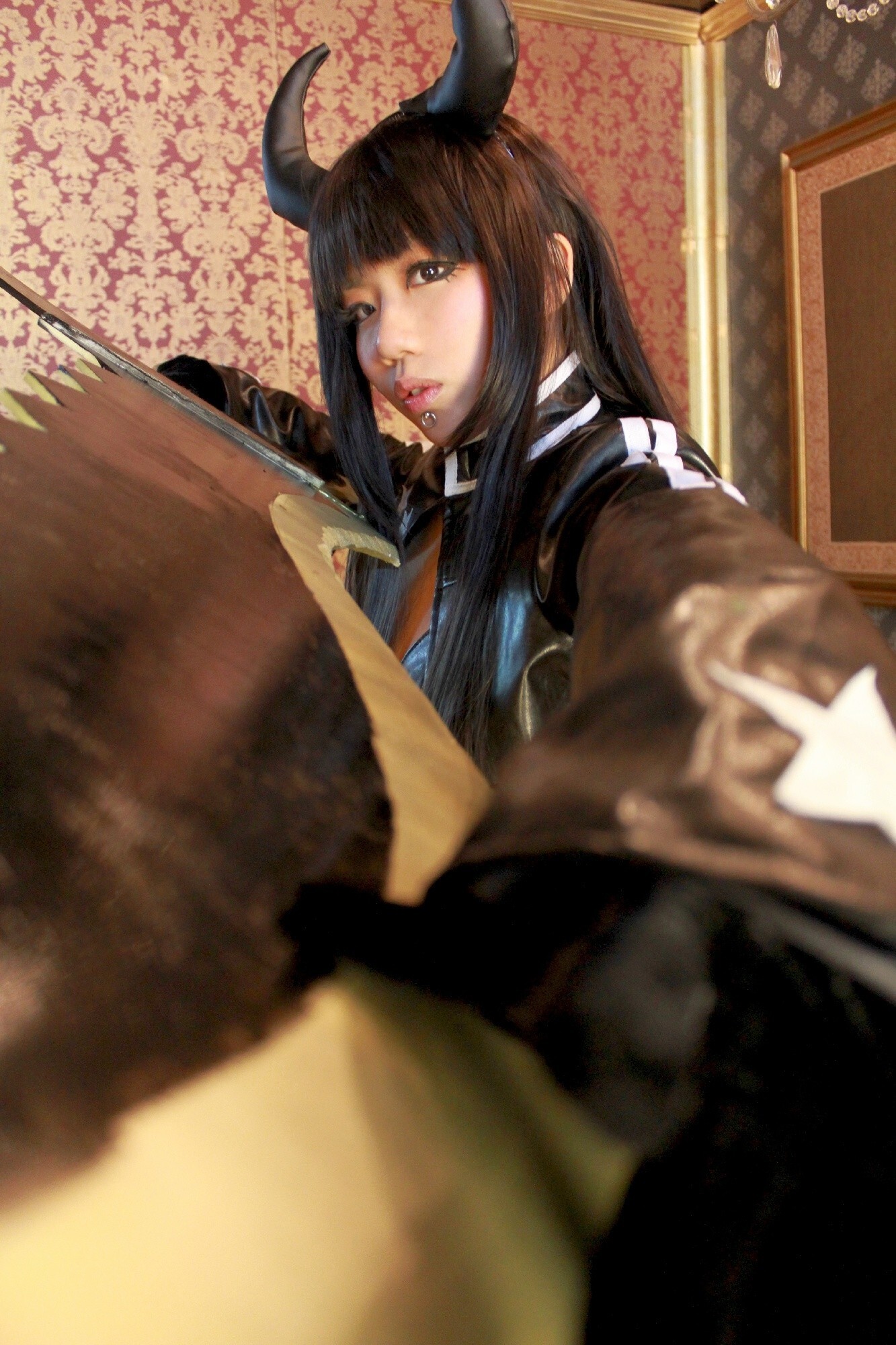 [Cosplay] Black Rock Shooter Small tits Cosplayer